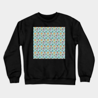 Owl Pattern Crewneck Sweatshirt